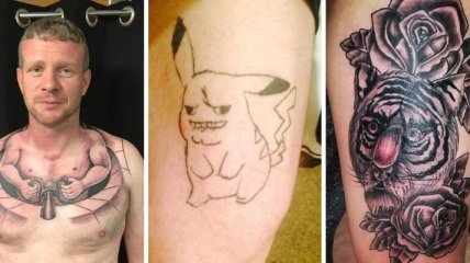 Смех до слез: татуировки, которые лучше никому не показывать 
