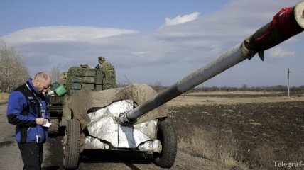 ОБСЕ: Зафиксирован отвод противотанковых пушек МТ-12
