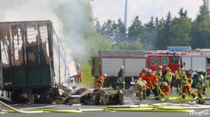 Полиция подтвердила гибель 18 человек из-за ДТП в Баварии
