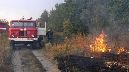 В Украине высокая и чрезвычайная пожарная опасность  