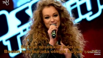 Яна Соломко продолжит свое участие в песенном шоу "Голос Турции" (Видео)