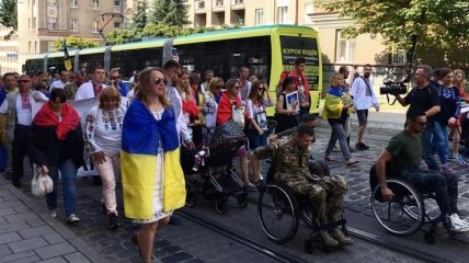 "Марш непокоренных" прошел во Львове