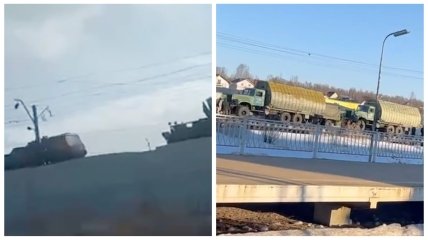 Російська техніка ешелонами прямує у бік України