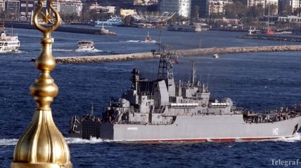 Разведка Минобороны: Россия вывела в Средиземное море десантный корабль
