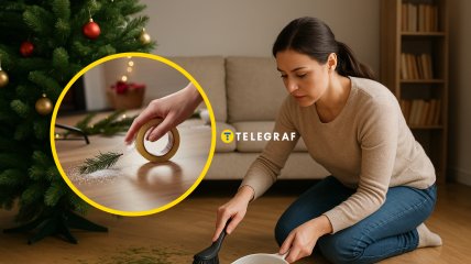 Есть крутой лайфхак, который поможет убрать иголки от елки после праздников