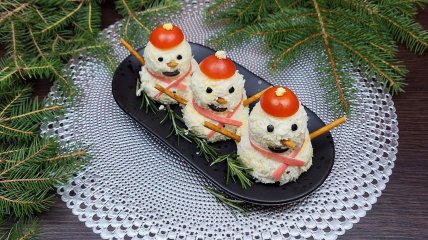 Закуска "Снеговичок"