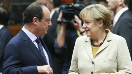 Олланд и Меркель обсудили ситуацию в Украине