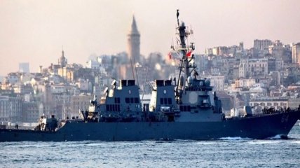 В Черное море впервые в 2018 году вошел эсминец ВМС США