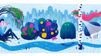 Google выпустил "дудл" в честь юбилея Леси Украинки 
