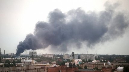Горсовет Луганска: Город подвергался артиллерийскому обстрелу 