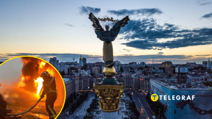 На месте попаданий возникли пожары