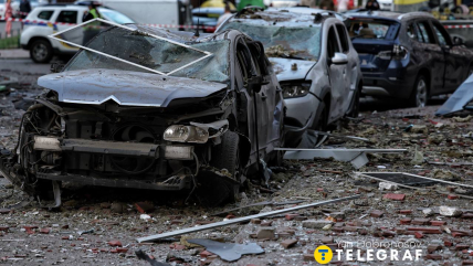 Пошкоджені внаслідок вибухів авто у Києві, 10 червня 2025 року