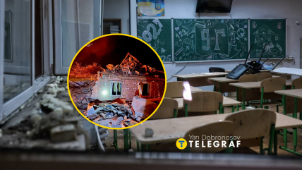 В Киеве повреждена школа, в Днепре — жилые дома