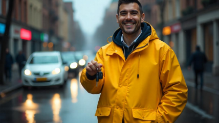 Чоловік купує авто