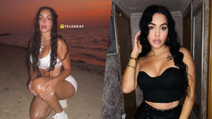 Джорджина Родригес (слева) и Виктория