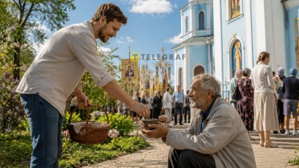 Милостыня в праздник Вознесения Господня