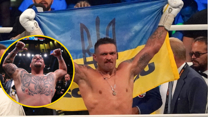 Энди Руис и Александр Усик