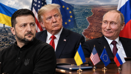 Владимир Зеленский, Дональд Трамп и Владимир Путин