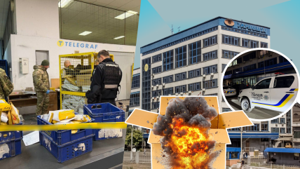 Поліція повідомила деталі вибуху на "Укрпошті"