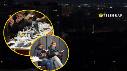 В Одессе уже второй день полный блекаут. Фото ГСЧС