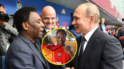 Пеле та Володимир Путін