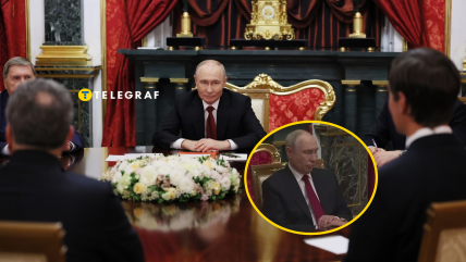 Кадр со встречи Путина, Уиткоффа и Кушнера
