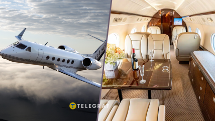 Офіційні фото Gulfstream ззовні та всередині літака