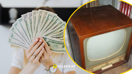 В Украине продают раритетный телевизор