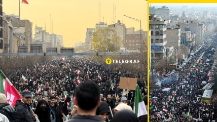 Протестующие на улицах Ирана