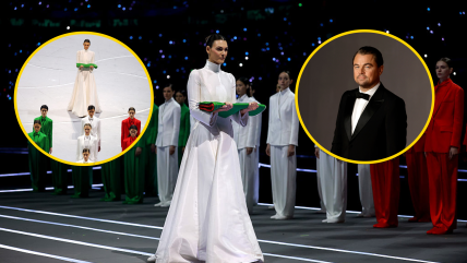 Виттория Черетти и Леонардо Ди Каприо