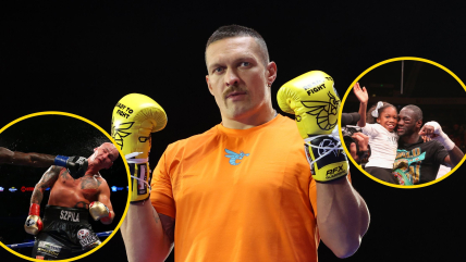 Олександр Усик та Деонтей Вайлдер