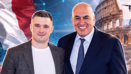 Михаил Федоров и Гвидо Крозетто