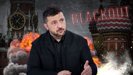 Зеленський анонсував блекаут у Москві Колаж "Телеграф" (фото: Getty Images)