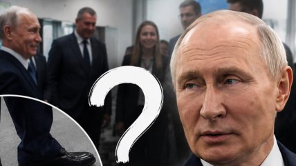 Глава страны-агрессора пытается выглядеть выше, чем на самом деле