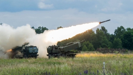 Пуск HIMARS