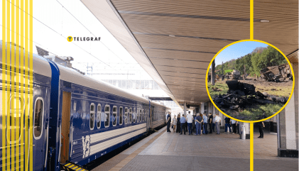 Перші кадри з місця надзвичайної ситуації на Київщині