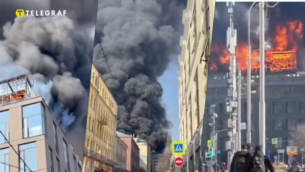 Пожар в Москве