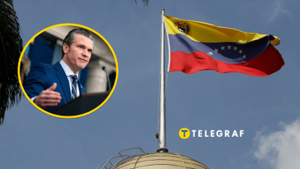 Пит Хегсет и флаг Венесуэлы