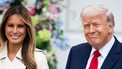 Дональд Трамп с женой