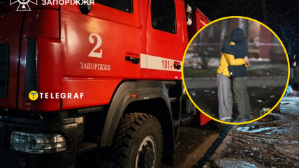 Авто ГСЧС, люди на одной из пострадавших локаций