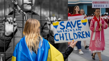 Украинские дети продолжают находиться в заложниках россиян. Фото Коллаж "Телеграфа"