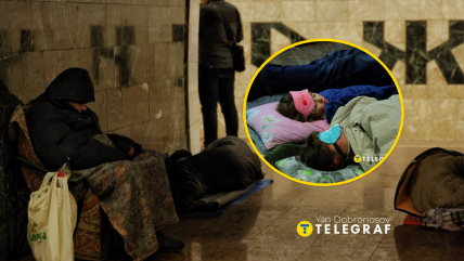 Киевляне провели ночь в подземке