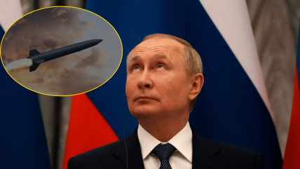 Владимир Путин и ракета FP-7