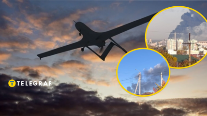 Наслідки атаки дронів на окупований Крим