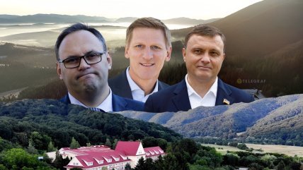 Каськив, Ляйтнер, Левочкин стоят за планами застройки высокогорья. Фото Коллаж "Телеграф"