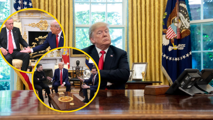 Дональд Трамп в Овальном кабинете