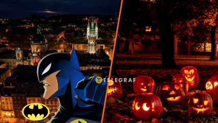 Бетмен на Гелловін вразив львів'ян
