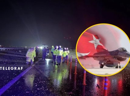 Место аварии, турецкий F-16