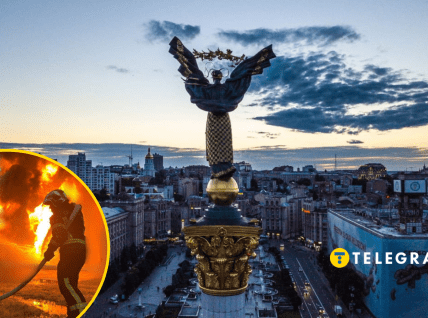 На месте попаданий возникли пожары