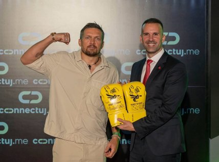 Александр Усик и Милойко Спаич